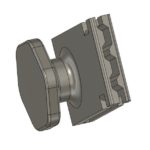 Ski helmet - mask holder