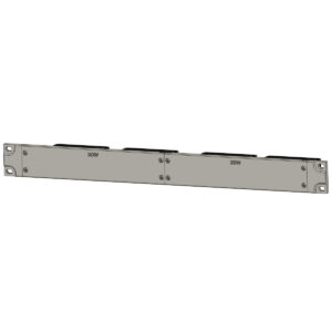 Lüfterblende Doppel-Montagehalterung 1U - 19" Rackmount