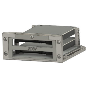 2x HDD - 2.5" - base plate (removable carrier)
