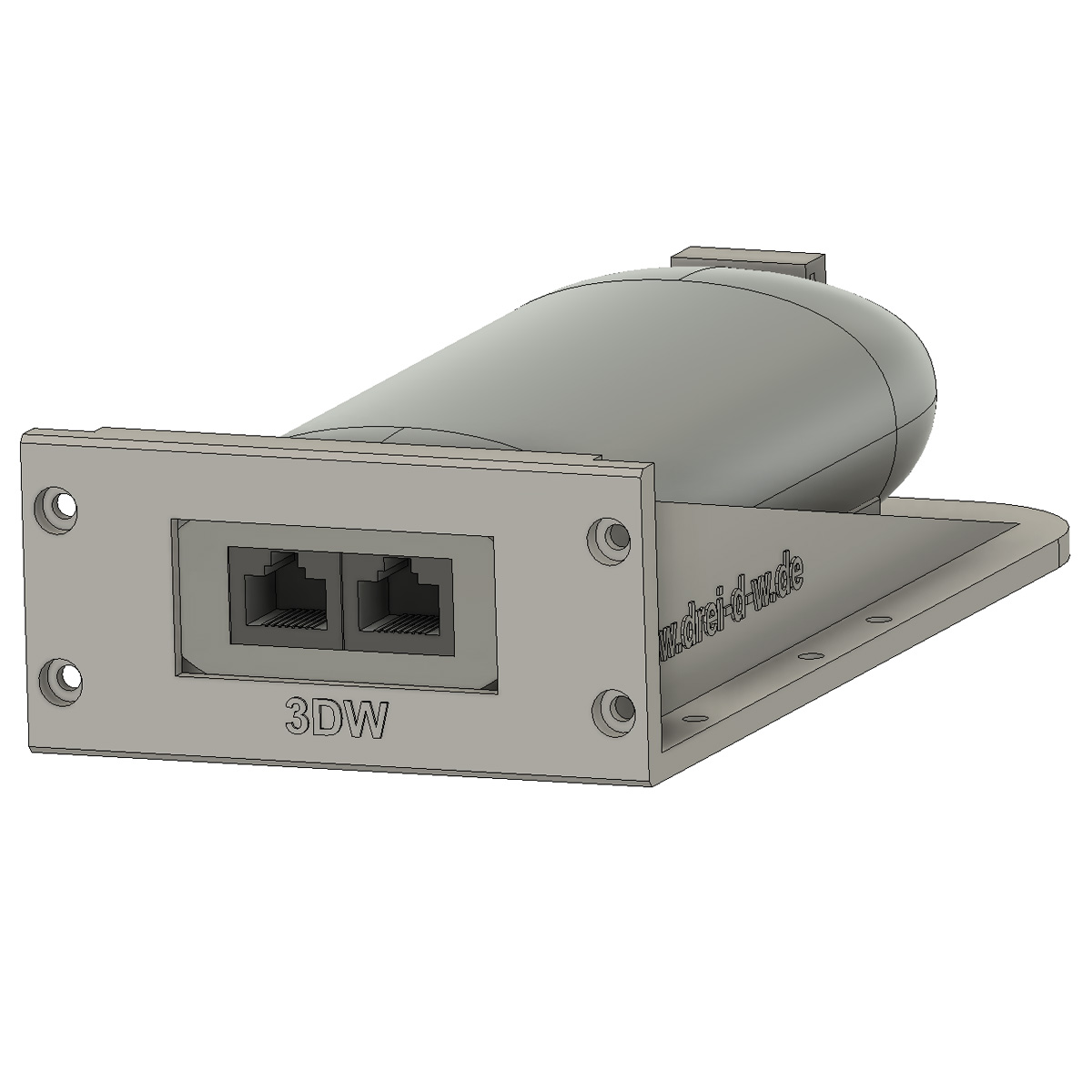 UBI-AI-Port-B1-1_Frontview UniFi AI Port - Baseplate – Bild 1